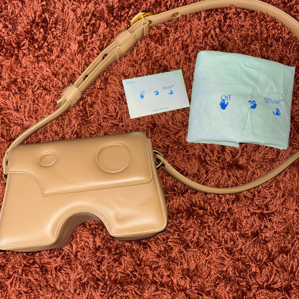 Authentic OFF-WHITE Burrow-22 Shoulder Bag